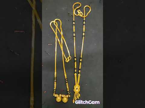 #Fancy #mangalsutra #design#gold#diamond #stone