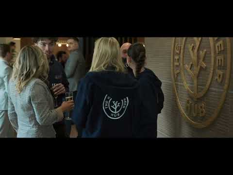 The Wood Veneer Hub grand opening and warehouse birds-eye view