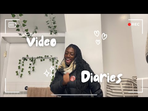 Video diaries 💗 lessons from breakups and being single, ice skating, mini grocery haul