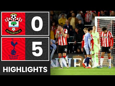 HIGHLIGHTS: Southampton 0-5 Tottenham Hotspur | Premier League