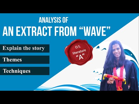 'Wave' by Sonali Deraniyagala: Unveiling the Story, Themes, and Techniques | O/L English Literature