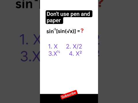 inverse trigonometric problem | #maths #olympiad #puzzle