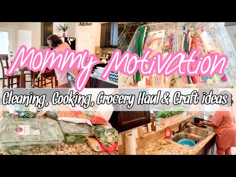 COOK AND CLEAN WITH ME//QUICK CLEANING MOTIVATION//MOMMY MOTIVATION//AIR FRYER MEAL//BOLDLY BRITT