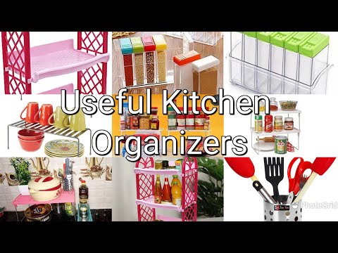 Space Saving Ideas for Small Indian Non Modular Kitchen |  Useful Kitchen Organizers from Amazon