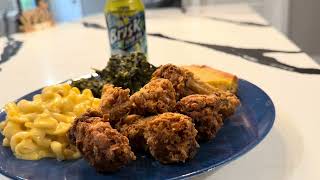 This is the meal I made with the party wings 