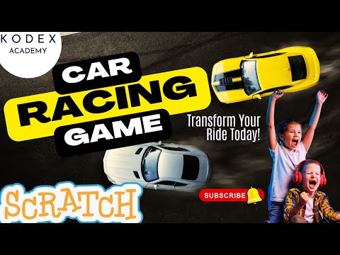 🎮 How to Create a Car Racing Game in Scratch 🏁 Part 1 – Step-by-Step Coding by Kodex Academy 🚗