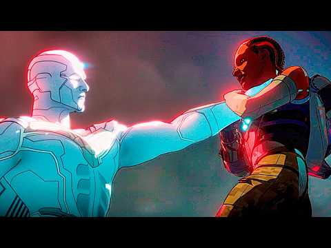 What If Season 3 | Ironheart vs Mysterio & White Vision Fight Scenes Recap | 3x05 Ending