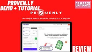 Proven.ly Review and Tutorial: AppSumo Lifetime Deal