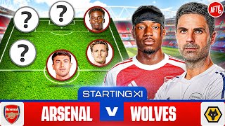 Starting XI Live | Arsenal vs Wolves | Premier League