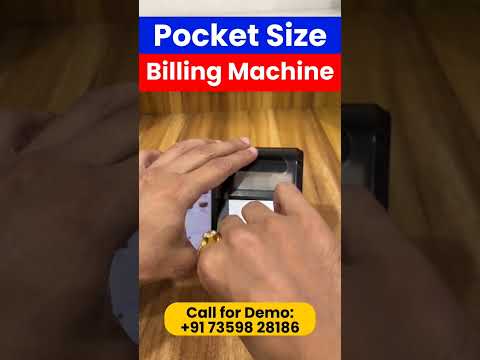Pocket Billing Machine🤯 #billingsoftware #billing