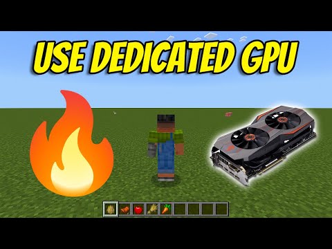 How To Use Dedicated GPU on Minecraft (Fix Minecraft Not Using Dedicated GPU AMD, Nvidia & Intel)