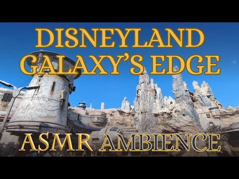 Disneyland Galaxy's Edge Ambience 🌑 1-Hour of Soft Portal Music, Views & Vibes ✨ Amusement #ASMR