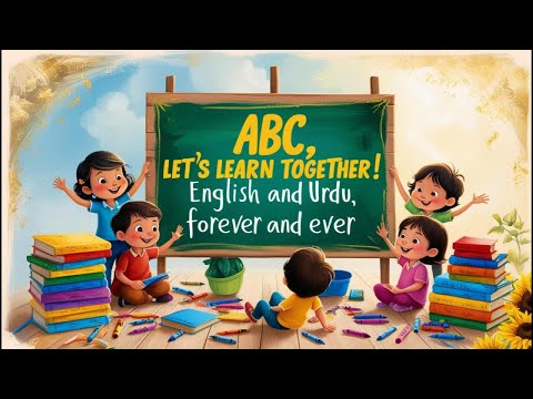 ABC, Let's Learn Together! | Educational & Motivational Song for Kids | Fun Poem | English | Urdu
