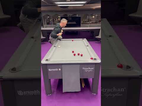 No pocket.. No problem 😉🎱. #8ballpool #billiards #trickshot #skillshot #viral #wow #cuesports