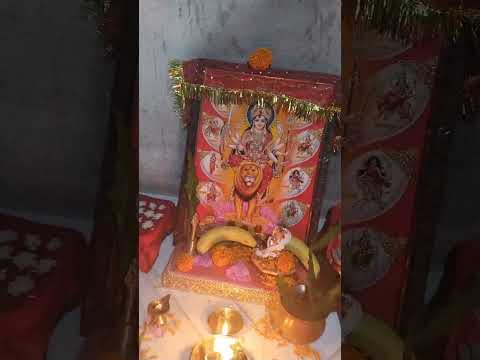 नवरात्र पूजा प्रथम मां शैलपुत्री की पूजा माता की चौकी Navratri 2024 Aacharya Dinesh Kumar Ji Sharma