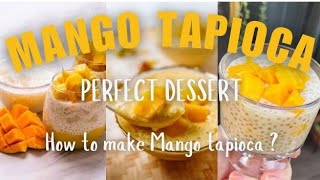 Mango Sago| Mango Tapioca Dessert Recipe. Pwedeng Pang Negosyo