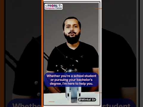 Master coding with Minkal Arora! #CodingTutor #MinkalArora #PromptComputerClasses
