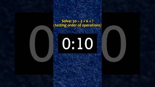 Most people get this wrong! PEMDAS test 🔥 #shorts #mathchallenge