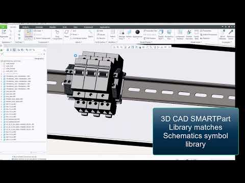 PTC Creo Schematics & Cabling | Electrical Cabinet Wire Harness Demo | Virtual Interconnect