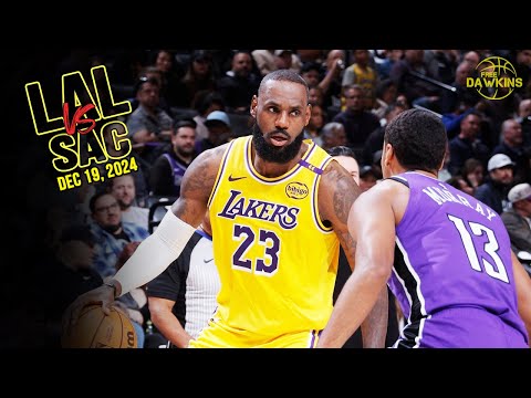 Los Angeles Lakers Full Team Highlights vs Kings | Dec 19, 2024  | FreeDawkins