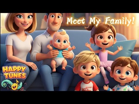 Meet My Family! 🏠❤️ | Catchy Family Song for Kids  and Toddlers | Learn Family Members