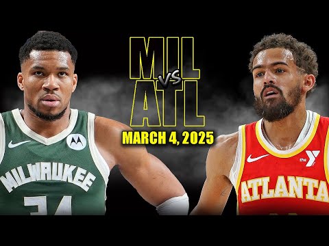 Milwaukee Bucks vs Atlanta Hawks Full Game Highlights - March 4, 2025 | NBA Regular Season