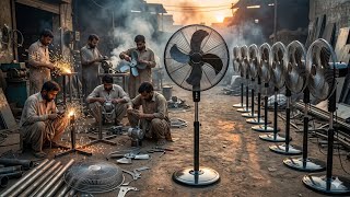 Inside Pakistani Fans Factory – How High Speed Pedestal Fans Are Made