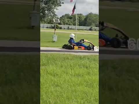 Testing Daniel's new kart