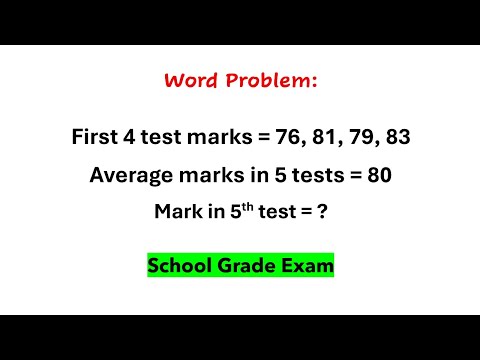 School Exam Problem Solving. Grade Exam for Schools.