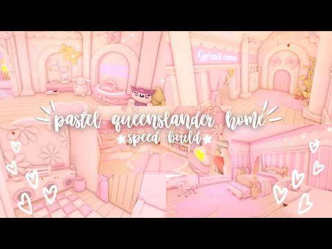 ≽^• ˕ • ྀི≼ Pastel Queenslander Home [Commission] - Adopt Me Speed Build - #adoptme #adoptmegame