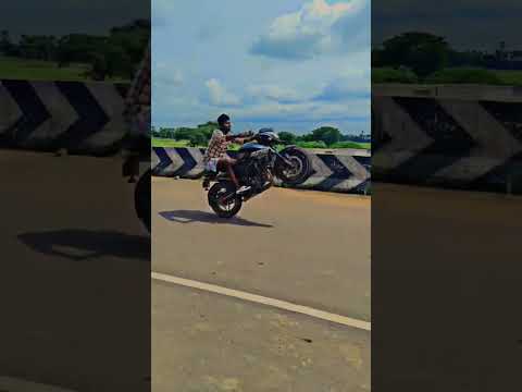 ns200 stunt video #trending #stunt #wheelie #bikelover #bikeuser #200