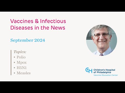 September 2024: Polio, mpox, H5N1 & measles | Children’s Hospital of Philadelphia