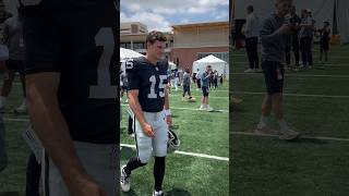 Fernando Mendoza in full Raiders uniform for the first time #nfl #raidernation
