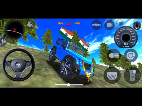 Dollar (Song) Modified Mahindra Blue thar 😈|| Indian Cars Simulator 3D || Android Gameplay Part 7