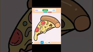 Drawing Pizza in Speed Draw ROBLOX 😋🍕 #speeddrawing #art #speeddraw