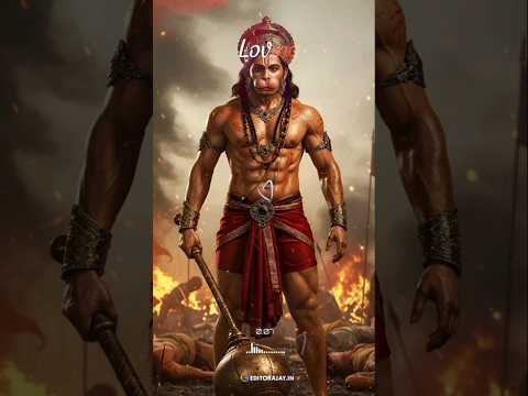 Jai Hanuman 💯🚩🔥 ,Hanuman ji HD status