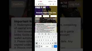 Free fire redeem code 😂 jldi claim kro guys #todayredeemcodefreefire #fficredeemcode