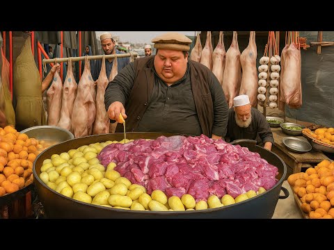 Unseen  most famous Rosh recipe | 500 KG Dampukhat | Street food Afghanistan