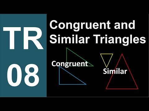 TR-08: Similar and Congruent Triangles (Trigonometry series by Dennis F. Davis)