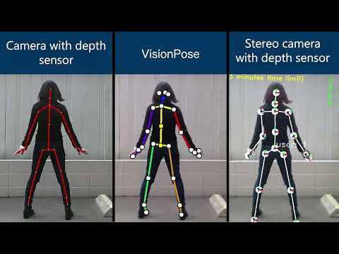 Comparing VisionPose With Depth Sensor Cameras