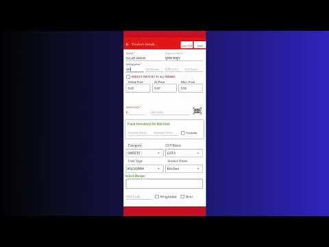 How To Add Your Business Menu Or Items From SensibleBiz Mobile Application.
