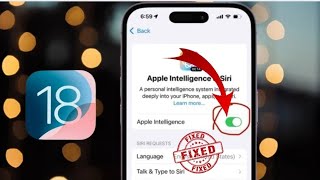 How to Fix Apple Intelligence Not Showing or Not Working on iPhone (iOS 18 Easy Fix!)