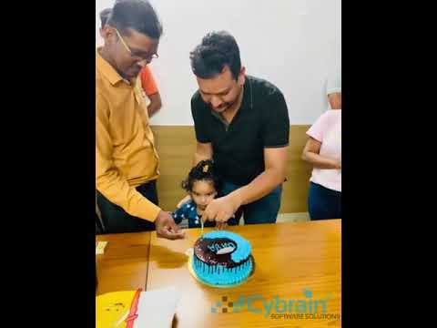 Birthday Celebration at Cybrain | Employee's Birthday Celebration | Birthday Celebration in Company