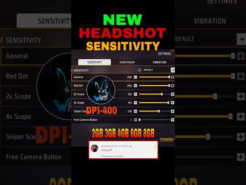 New Settings ⚙️| Vivo y77 📲 Sensi + Dpi || 2025 Free Fire ⚡ Highlights