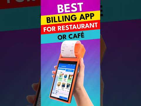 Super Billing App for Restaurant and Cafe | Live Demo #shorts