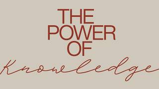 07 June The Power of Knowledge Speech