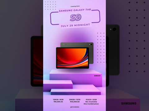 Samsung Galaxy Tab S9 🔥 #samsunggalaxy #samsunggalaxytabs9