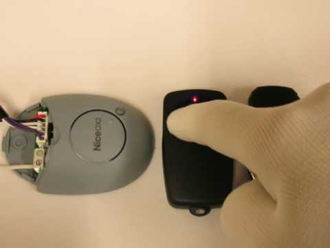 Nice Flor-S Programming from original remote control