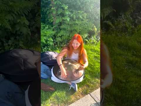 People’s Reaction😍Handpan at Bus Stop #shorts #handpan #healingmusic