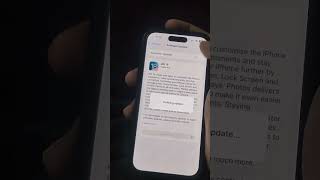 ios18 update issues🥹. Check the descriptions further. #apple #ios18 #iphone